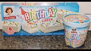 Little Debbie Birthday Cakes vs Birthday Cakes Hudsonville Ice Cream Review
