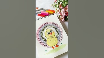 Mandala Art for beginners💕 #shorts #shortsfeed  #youtubeshorts #art #viralvideo #trending #music