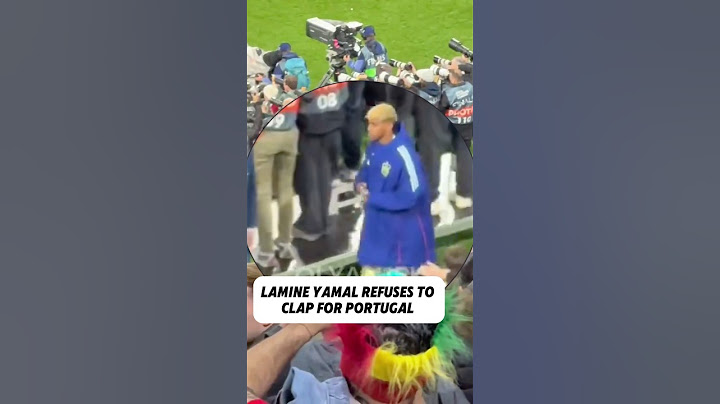 Lamine Yamal refuses to clap for Portugal as they lift trophy as Nations League Winners #portugal