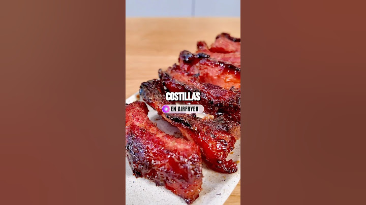 COSTILLAS EN AIRFRYER #receta #recetas #recetasairfryer #food #airfryerrecipes
