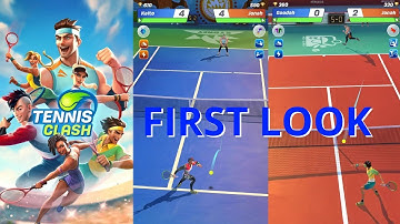 Tennis Clash 3D First Impressions - Gameplay Walkthrough