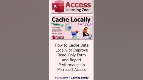 Cache Data Locally to Improve Form and Report Performance in Microsoft Access #msaccess #shorts