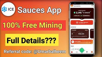 Ice mining new project || Ice open network new project || Sauces earning app update