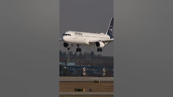 Lufthansa Airbus A321 Landing #Shorts