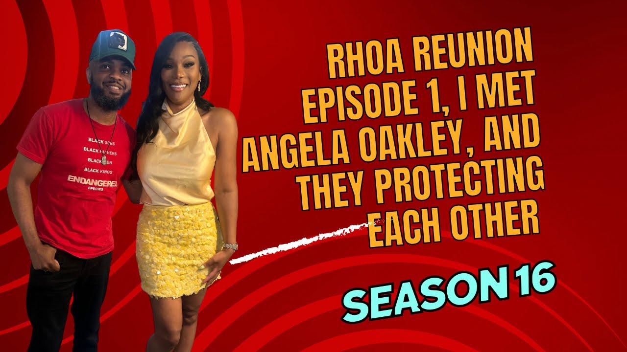 RHOA Reunion Review, I met Angela and The Lies…. - YouTube