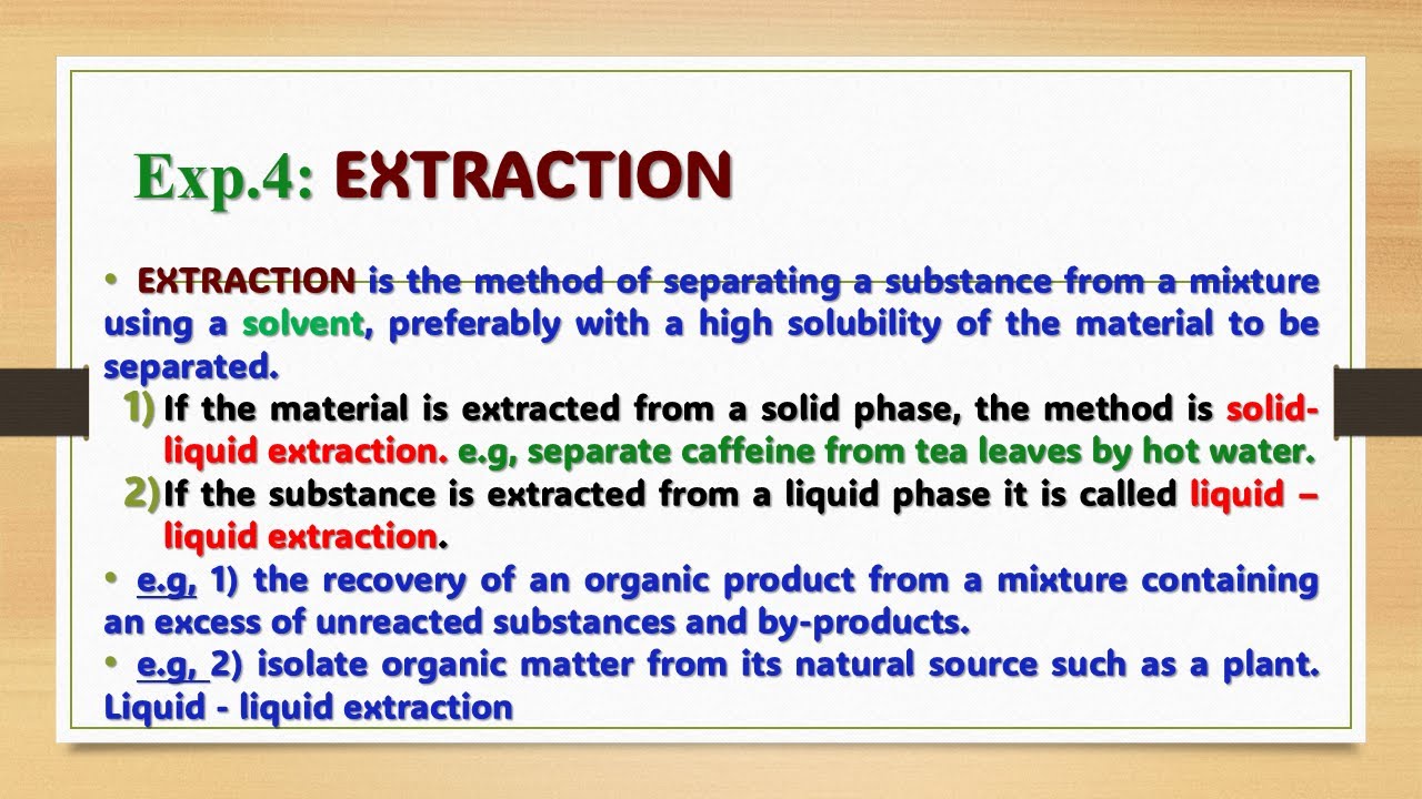 EXTRACTION - YouTube