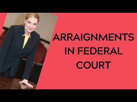 Arraignment no Tribunal Federal [Tutorial]