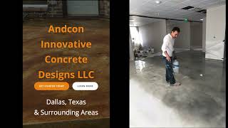 Andcon Innovative Concrete Designs LLC  - STARTED TODAY LEARN MORE Dallas, Texas & Surrounding Areas