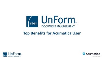 UnForm v10.1 for User of Acumatica