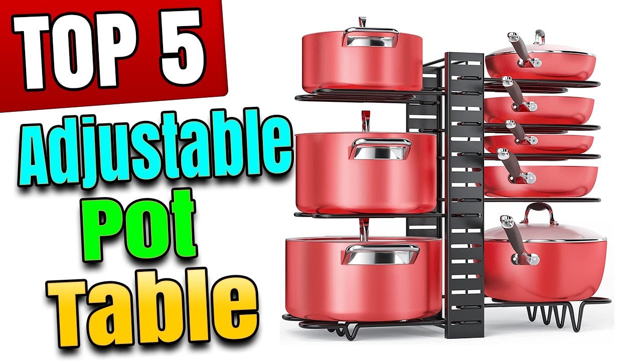 Best Adjustable Pot Lid Organizer for Kitchen