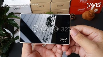 Đập hộp Công tắc thông minh Javis Zigbee 3 nút chữ nhật đen viền vàng có gì đặc biệt