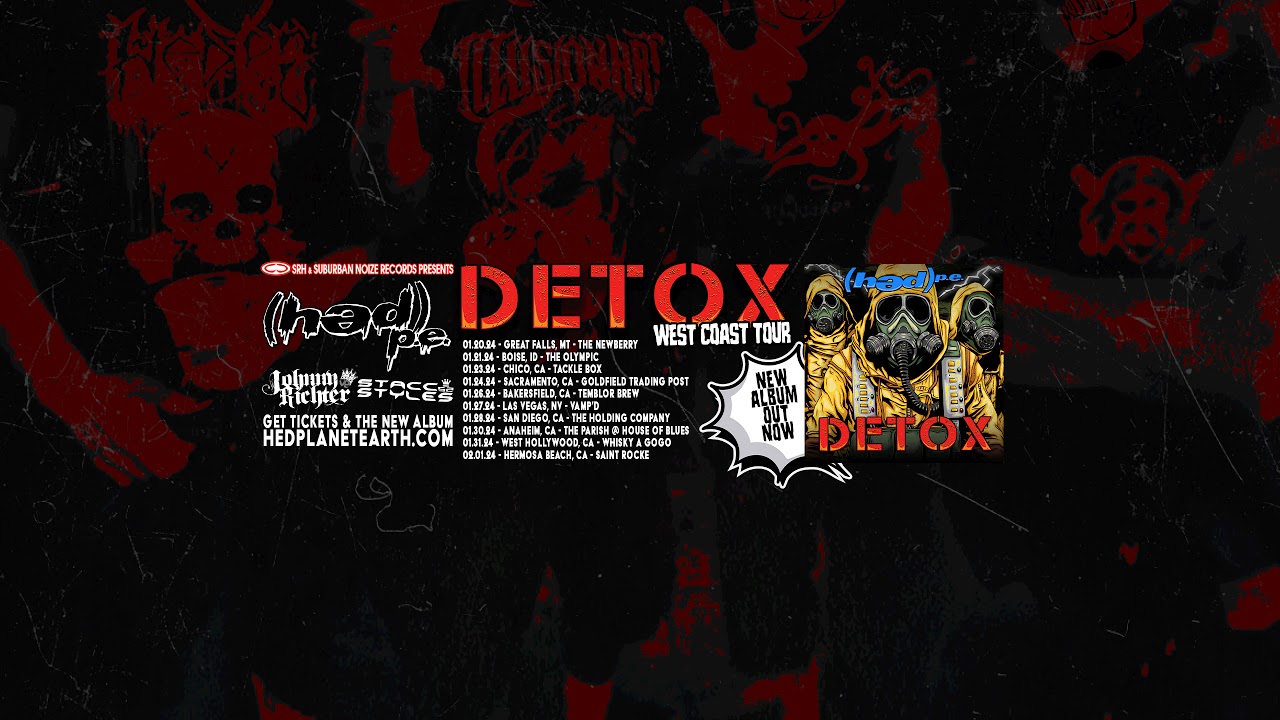 detox 2024!  hedpe, johnny richter, stacc styles, dj swamp and dj product