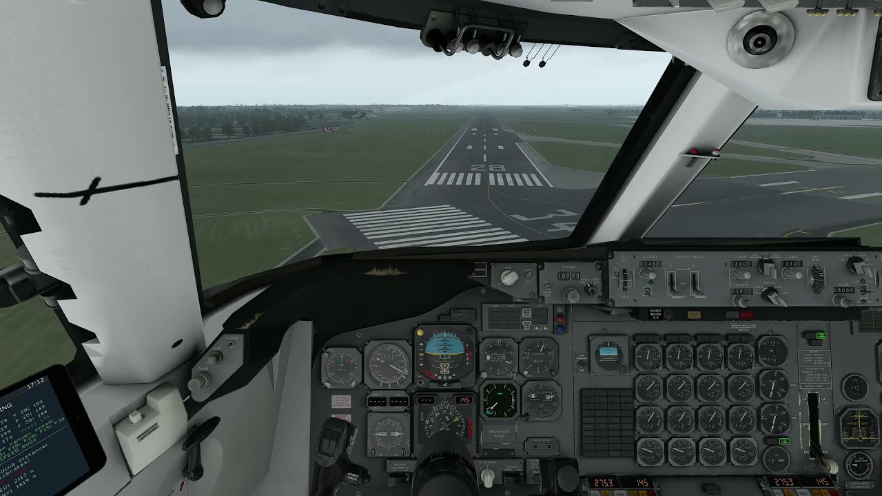 Felis 747 Aer Lingus Crosswind Landing At Dublin Airport