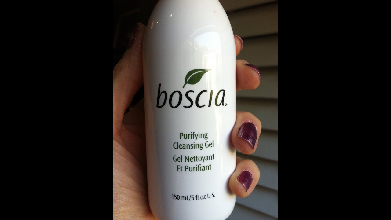boscia purifying cleansing gel YouTube