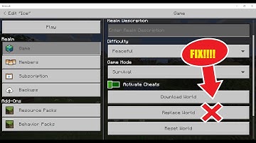 Minecraft realms replace feature not working. (Fix).