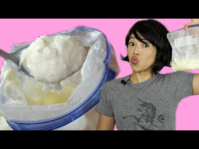5-Minute Soft Serve Ice Cream In A Bag! - The Lindsay Ann