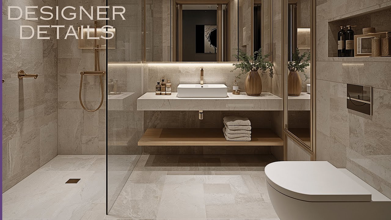 5 простых дизайнерских деталей, которые придадут маленьким ванным комнатам дорогой вид.