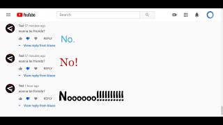 Spam Bot Ted Responds To My Video On Him With Three Quick Comments...