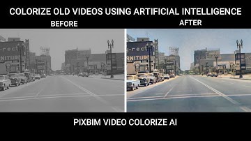 Colorize Black & White Videos using A.I Automatically | Auto-colorize with Pixbim Video Colorize AI