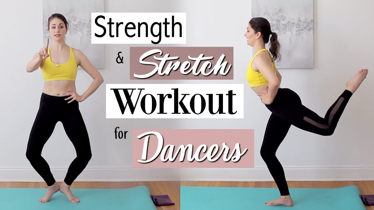 ⁣Strength & Stretch Workout for Dancers | Kathryn Morgan