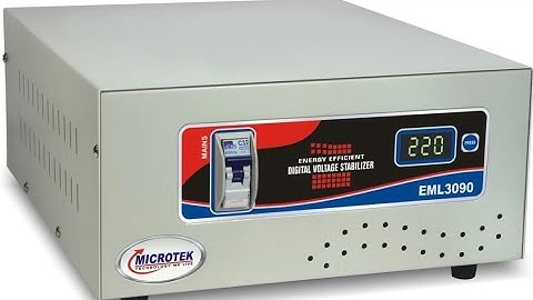 Microtek Digital Satabilizer Input Only 90V Then Output