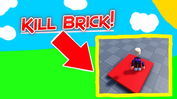 How to make a Kill Brick on Roblox Studio! *easy*  FREE SCRIPTS!