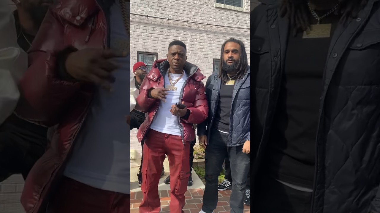 Boosie hangs in Dc trenches with Mark Choppa