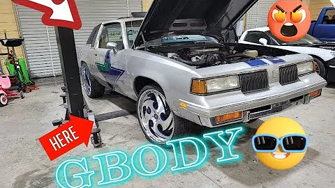 Putting Rucci wheels on my Cutlass Part 3‼️🚙💨💨 #gbodys #v8engine #cutlass #rucciforged