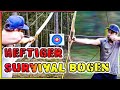 BEXX baut KRANKEN SURVIVAL BOGEN 🏹 - ACHTUNG KEIN SPIELZEUG 🔞 - Bogen selber bauen! DIY