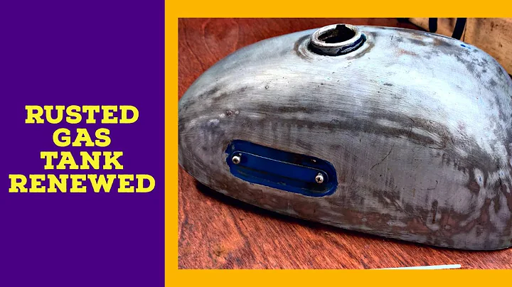 Rusty gas tank restoration. POR 15 Fuel Tank Sealer
