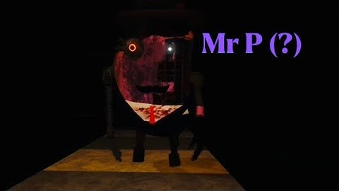 Piggy the result of isolation Mr P (?) concept jumpscare