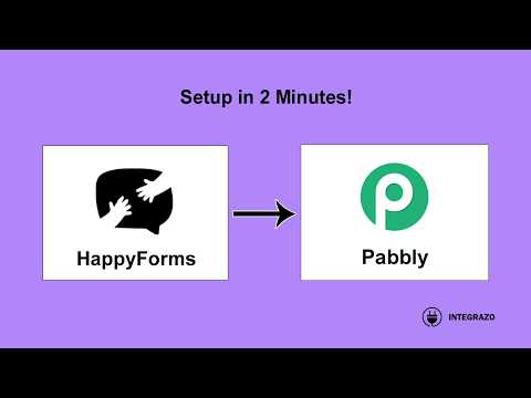 HappyForms to Pabbly Integration in WordPress (Free Plugin) | Integrazo Automator