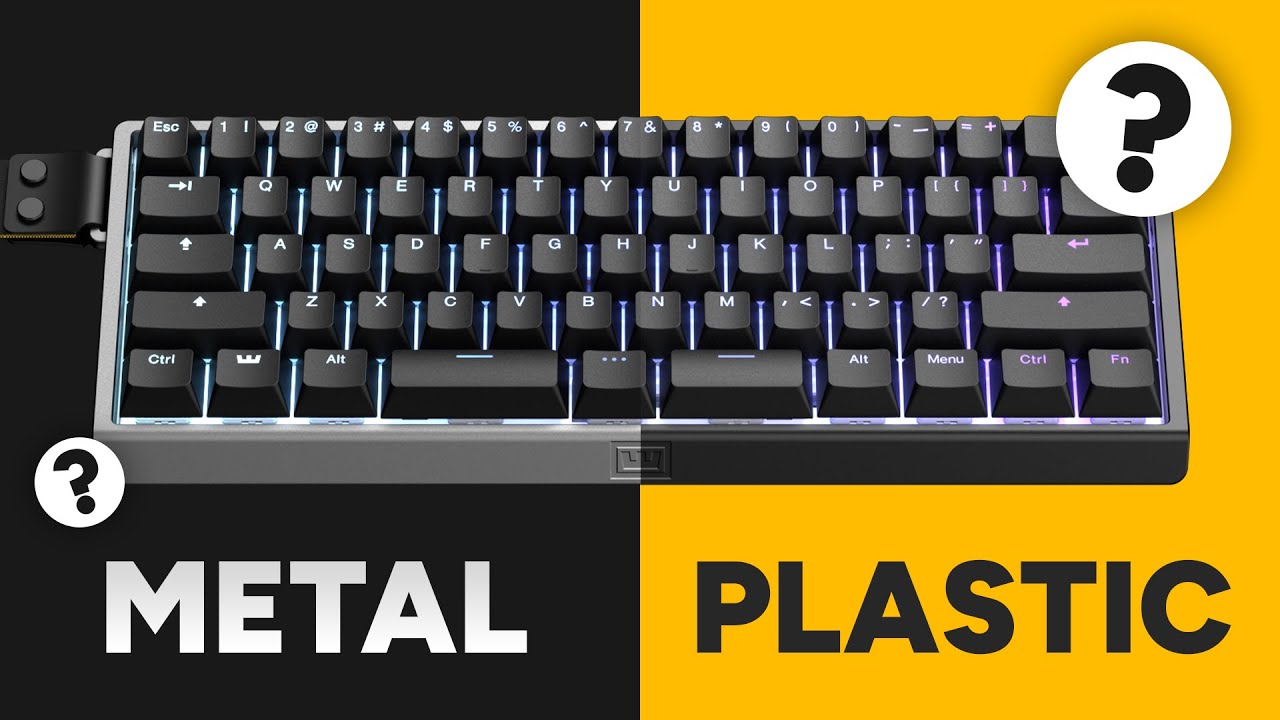 Wooting 60HE v2 - Will there be a Plastic Case option? - YouTube