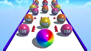 Ball Merge 2048 👩‍❤️‍💋‍👩🎱🐣 MAX LEVELS!! All Levels Gameplay Android, iOS NEW UPDATE screenshot 5