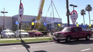 Remodel construction at Moss Bros. Chevrolet in Moreno Valley