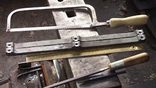 CBA/ABANA Level III Grille: Cutting the Base and Capitals, Forging the Tenons, Assembly of the Frame by Mark Aspery 4,647 views 3 years ago 3 minutes, 18 seconds