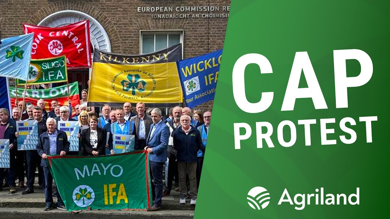Farmers Protest in Dublin over Future of CAP Funding