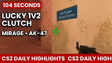 I Shouldn’t Have Won This – Lucky 1v2 AK-47 Clutch | Mirage | Highlights CS2