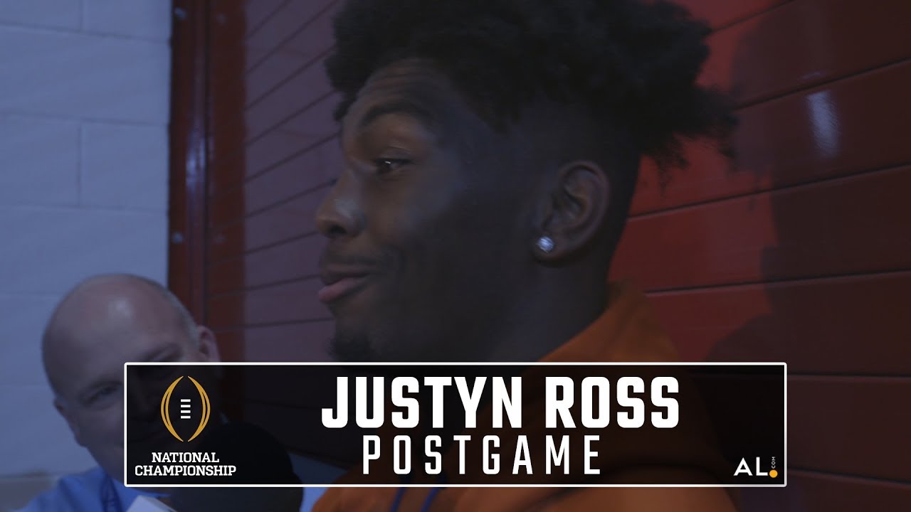 Clemson Wr Justyn Ross On His Dominant Performance Against Alabama Youtube