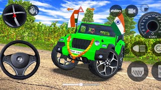 Modified Mahindra Thar Car Games: Indian Cars (Gadi Wala Game) - Car Game Android Gameplay 2026 screenshot 1