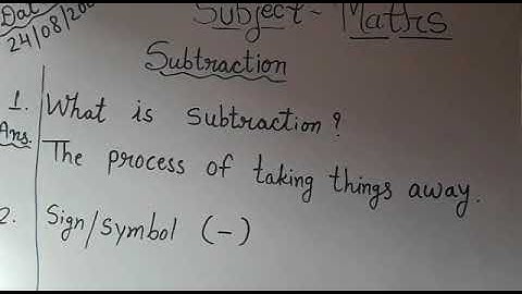 Class 1 | Chapter 4| Addition and Subtraction upto 9 | Subtraction | part2 |