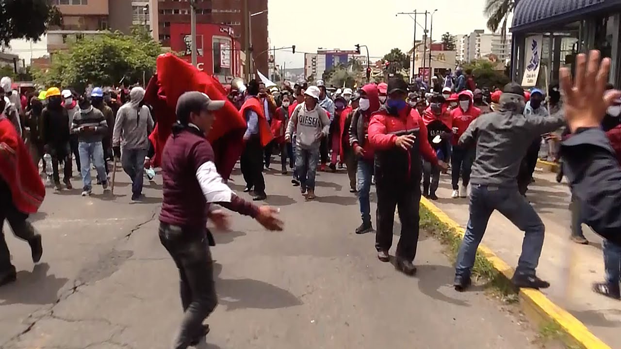 Thousands march in Quito after day of Ecuador protest violence YouTube