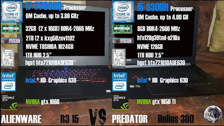 So sánh i5 8300 vs i7 7700