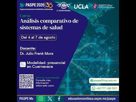 Curso "Análisis comparativo de sistemas de salud" Día 1