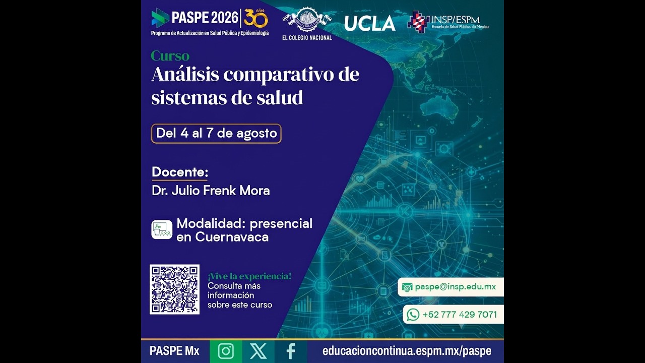 Curso "Análisis comparativo de sistemas de salud" Día 1
