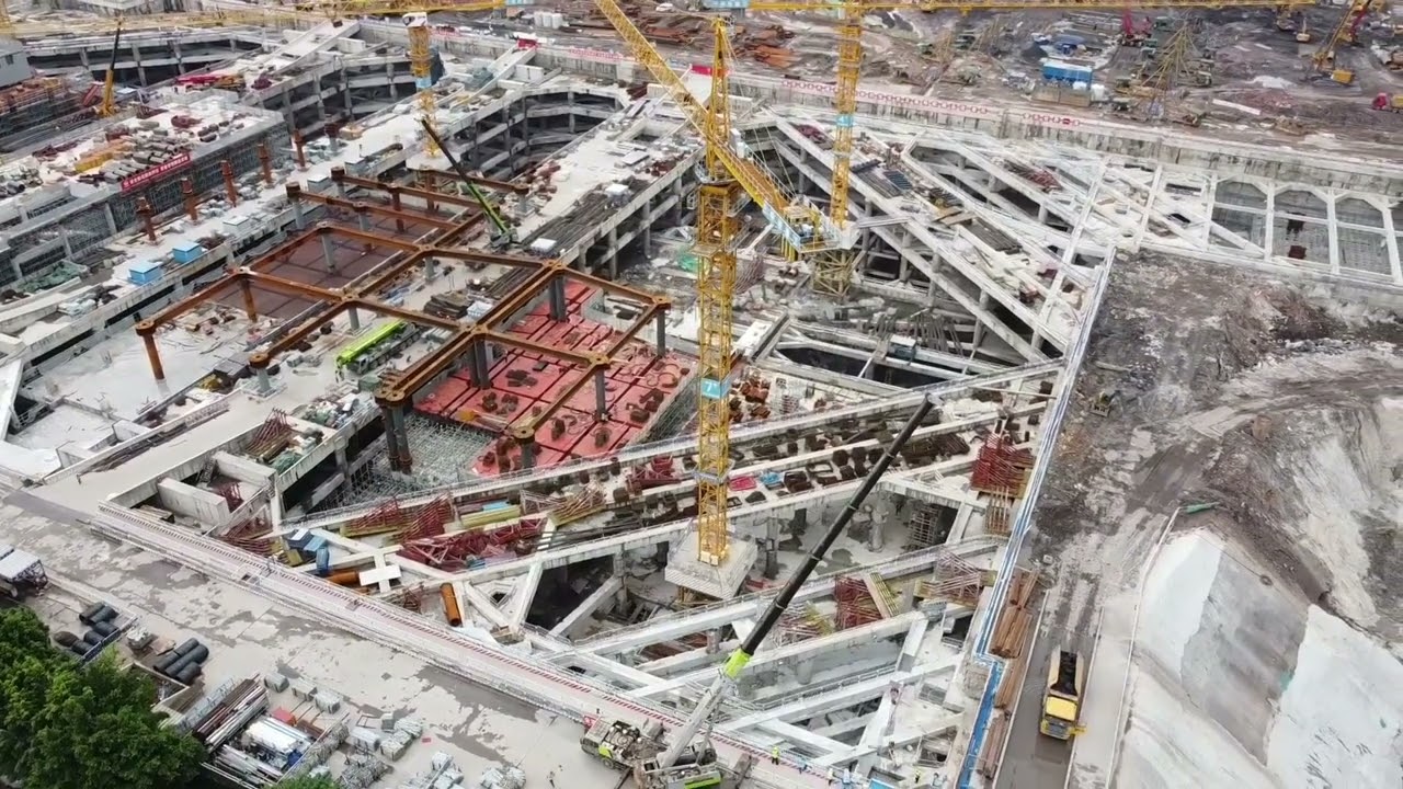 Guangzhou is building the world's largest railway station with a total investment of 44 billion