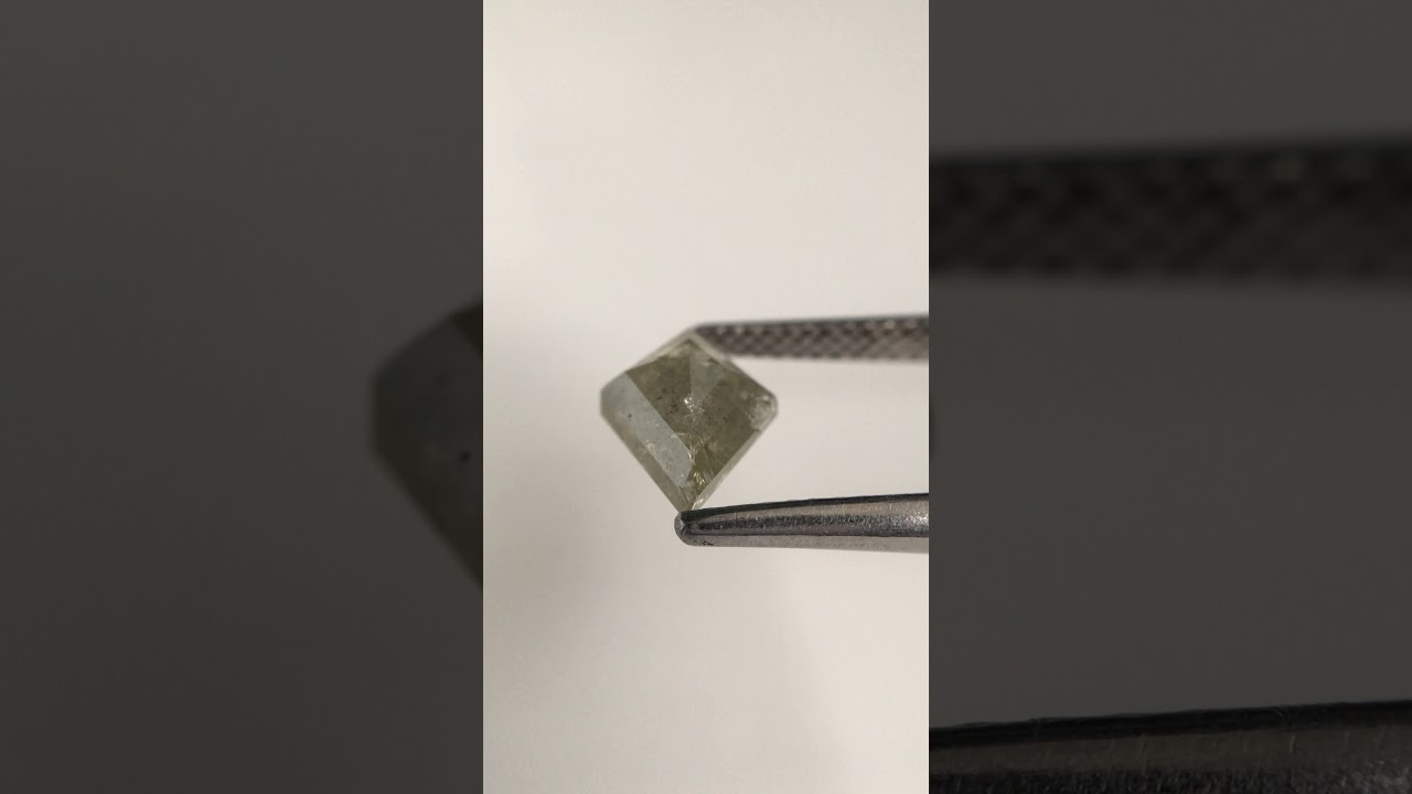 1.36 Ct 9.42 mm X 6.86 mm X 3.50 mm Fancy Grey geometric shape Natural Loose Diamond, SJ07/92