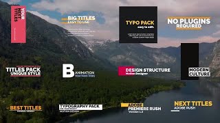 Titles Premiere Rush Templates
