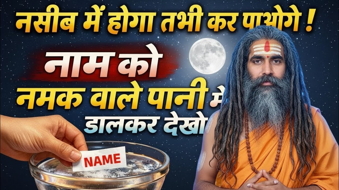 नाम को नमक के पानी में डालते ही ये हुआ || Paramhansa Yogananda