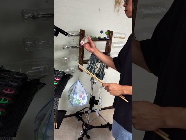 新型ペットボトル打楽器NEW!